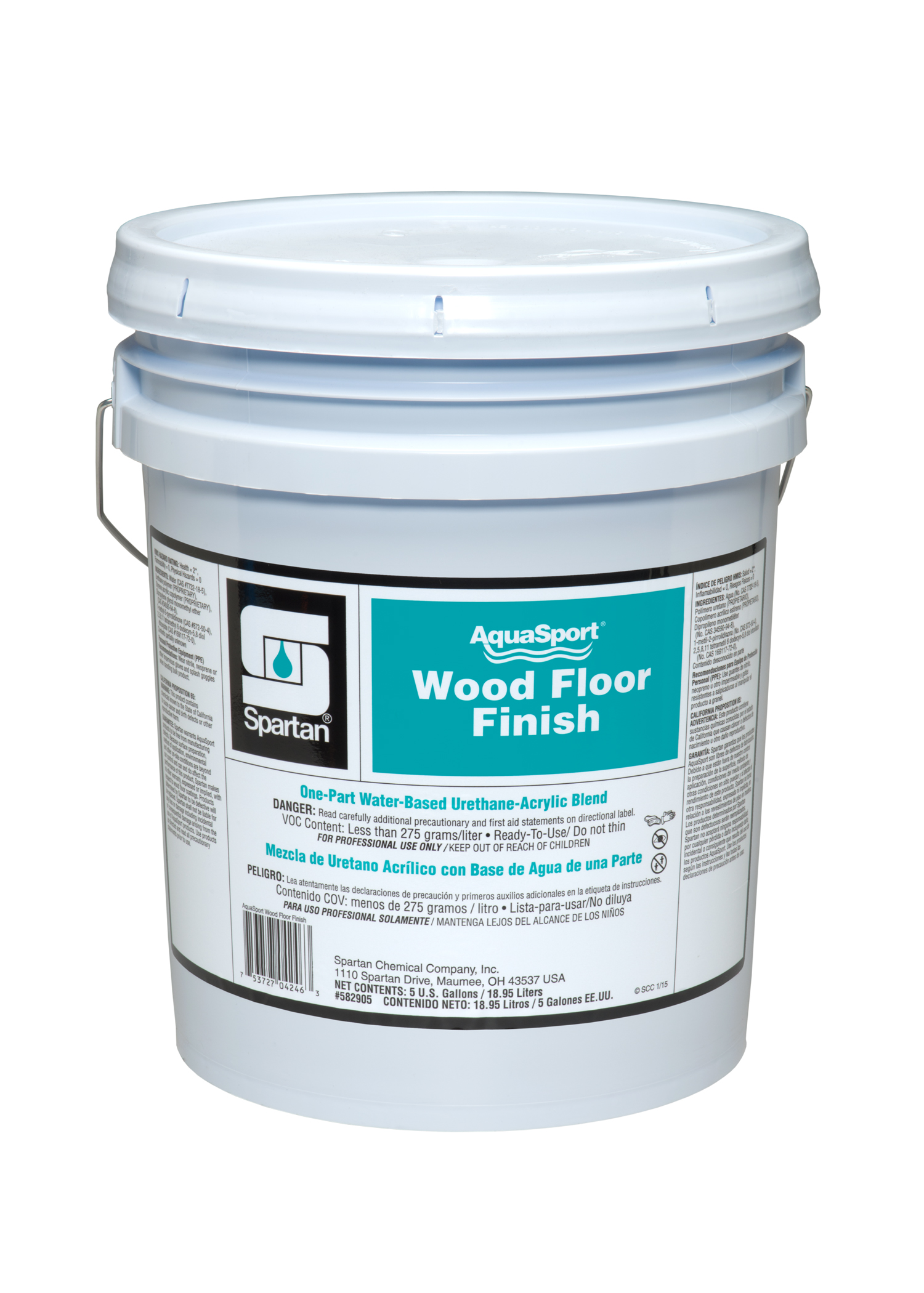 AquaSport® Wood Floor Finish 5 gallon pail